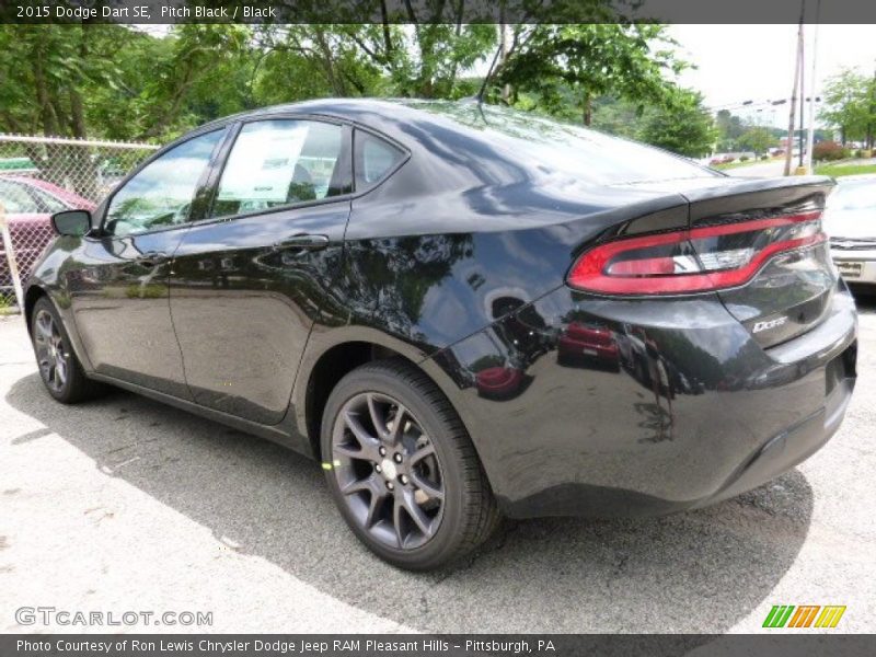 Pitch Black / Black 2015 Dodge Dart SE