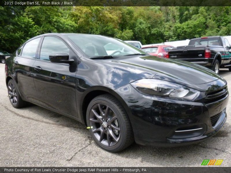 Pitch Black / Black 2015 Dodge Dart SE
