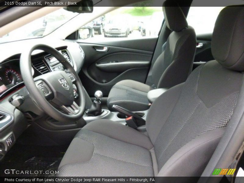 Pitch Black / Black 2015 Dodge Dart SE