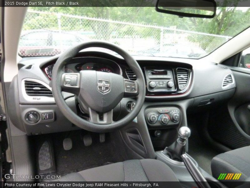 Pitch Black / Black 2015 Dodge Dart SE