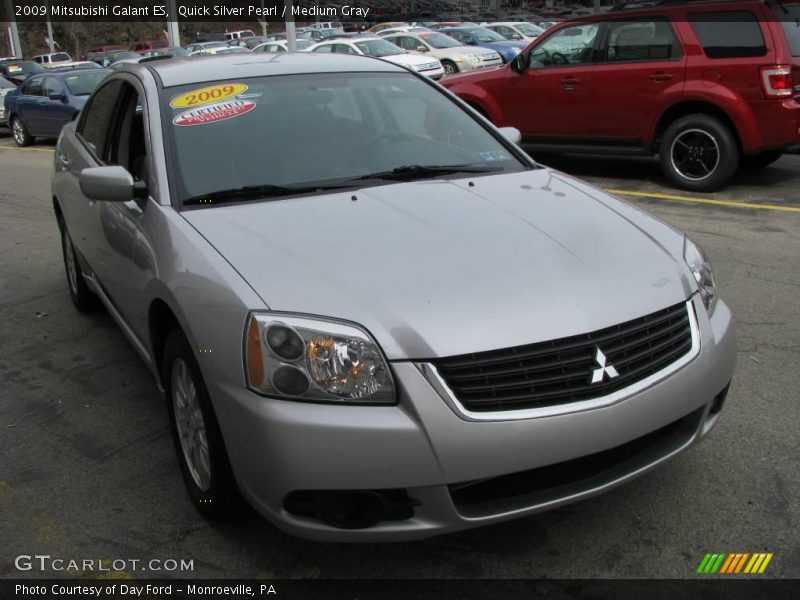 Quick Silver Pearl / Medium Gray 2009 Mitsubishi Galant ES
