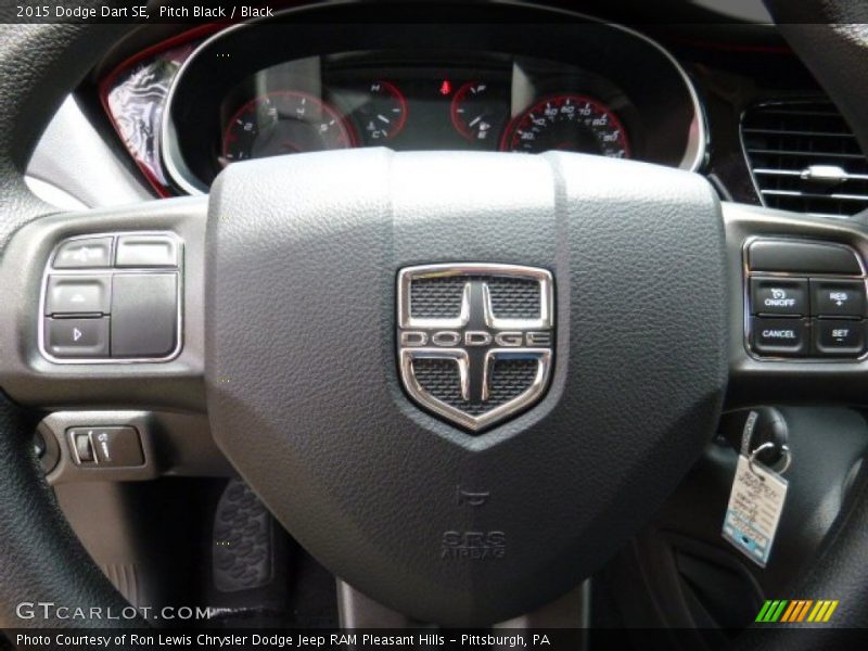 Pitch Black / Black 2015 Dodge Dart SE