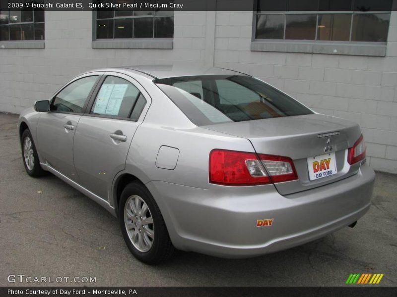 Quick Silver Pearl / Medium Gray 2009 Mitsubishi Galant ES