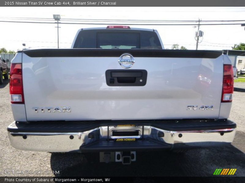 Brilliant Silver / Charcoal 2015 Nissan Titan SV Crew Cab 4x4