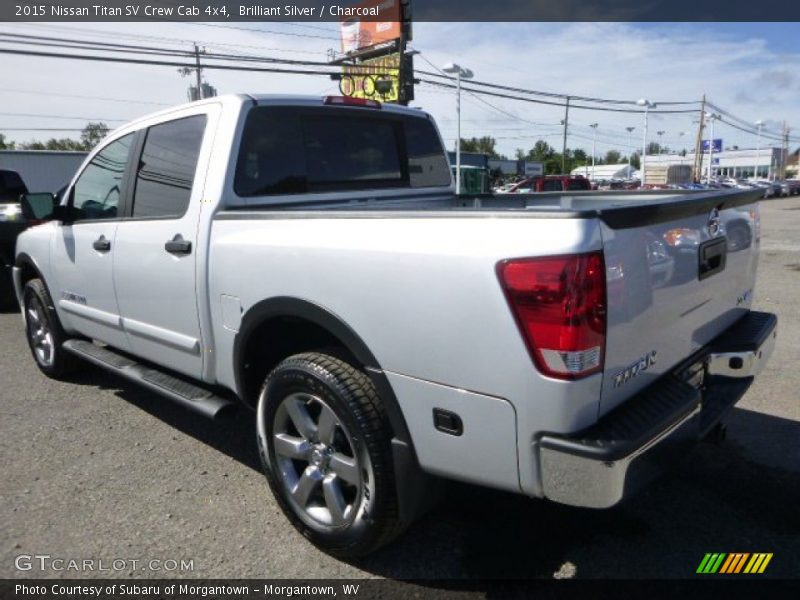 Brilliant Silver / Charcoal 2015 Nissan Titan SV Crew Cab 4x4