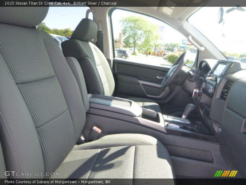 Brilliant Silver / Charcoal 2015 Nissan Titan SV Crew Cab 4x4