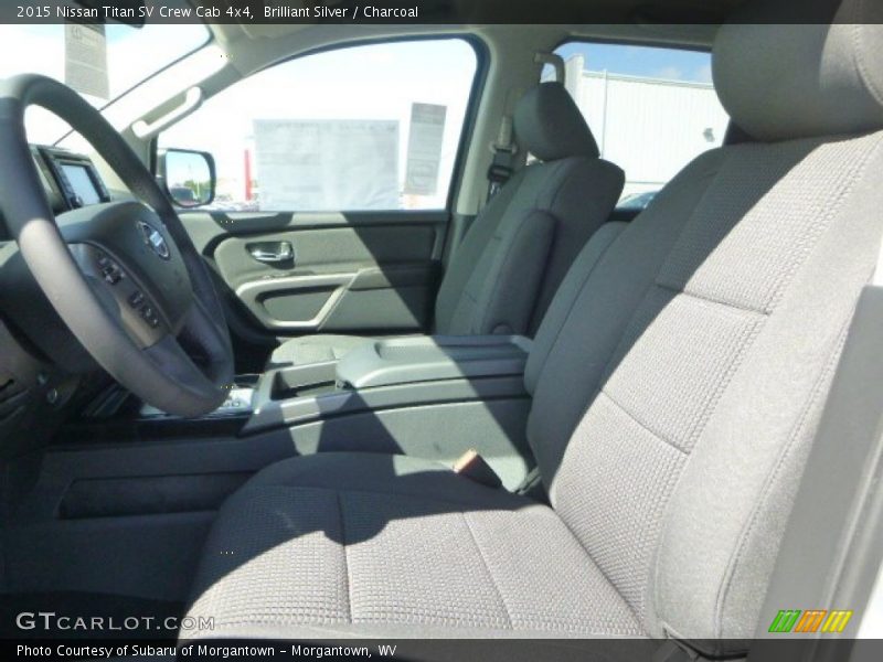 Brilliant Silver / Charcoal 2015 Nissan Titan SV Crew Cab 4x4