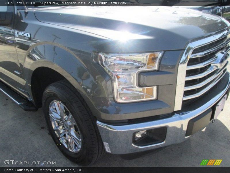 Magnetic Metallic / Medium Earth Gray 2015 Ford F150 XLT SuperCrew