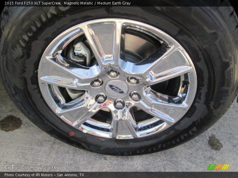 Magnetic Metallic / Medium Earth Gray 2015 Ford F150 XLT SuperCrew