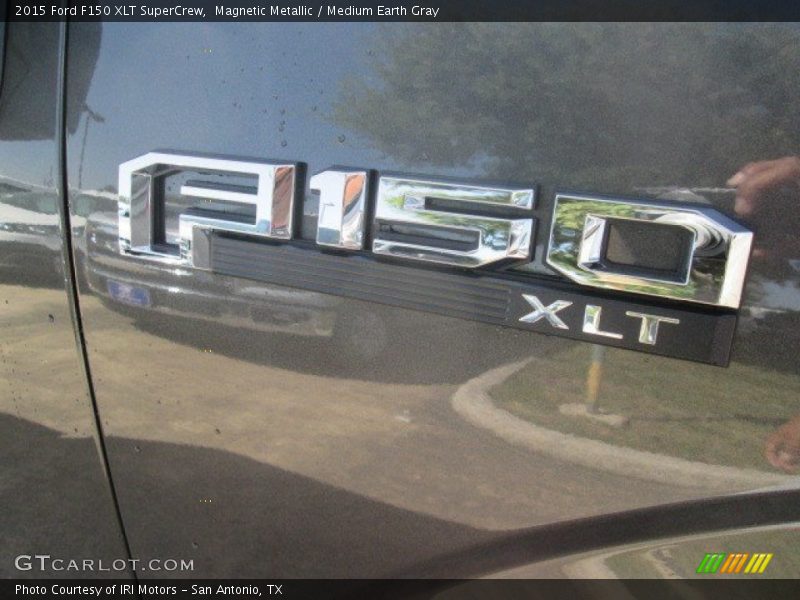 Magnetic Metallic / Medium Earth Gray 2015 Ford F150 XLT SuperCrew