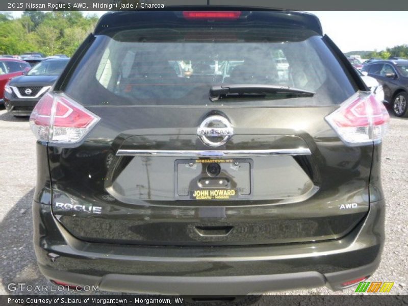 Midnight Jade / Charcoal 2015 Nissan Rogue S AWD