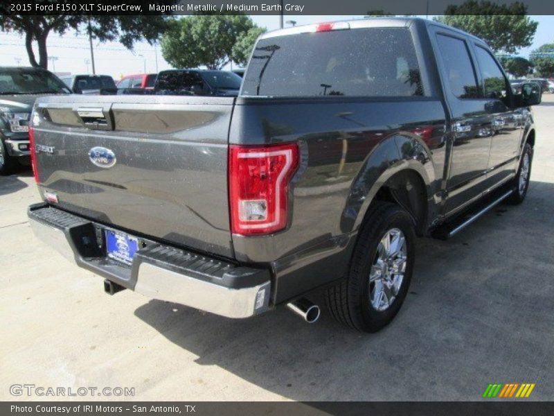 Magnetic Metallic / Medium Earth Gray 2015 Ford F150 XLT SuperCrew