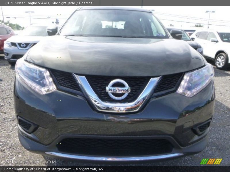Midnight Jade / Charcoal 2015 Nissan Rogue S AWD