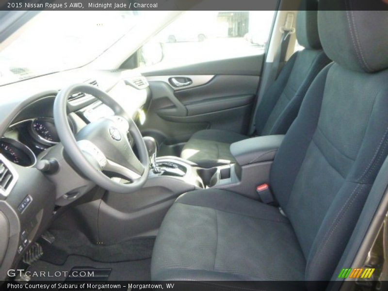 Midnight Jade / Charcoal 2015 Nissan Rogue S AWD