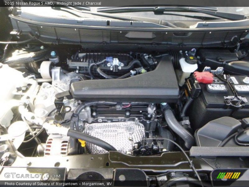 Midnight Jade / Charcoal 2015 Nissan Rogue S AWD