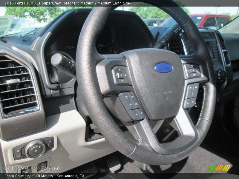 Magnetic Metallic / Medium Earth Gray 2015 Ford F150 XLT SuperCrew