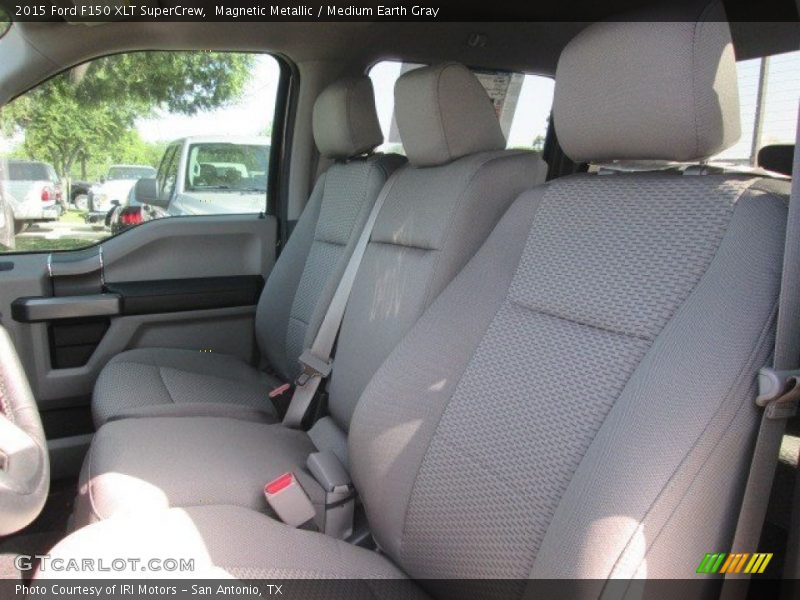Magnetic Metallic / Medium Earth Gray 2015 Ford F150 XLT SuperCrew