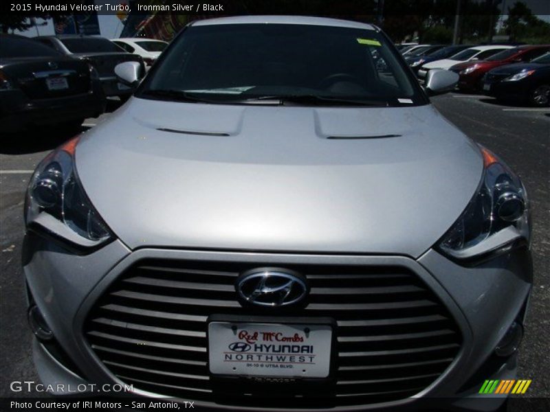Ironman Silver / Black 2015 Hyundai Veloster Turbo