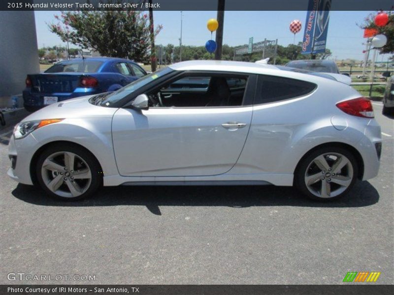 Ironman Silver / Black 2015 Hyundai Veloster Turbo