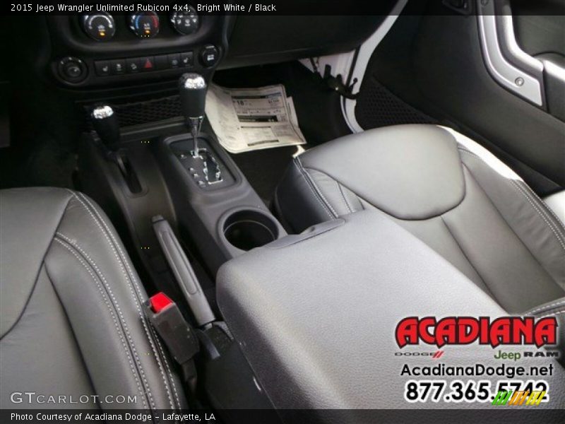 Bright White / Black 2015 Jeep Wrangler Unlimited Rubicon 4x4
