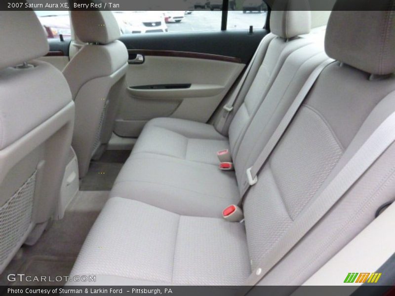 Berry Red / Tan 2007 Saturn Aura XE