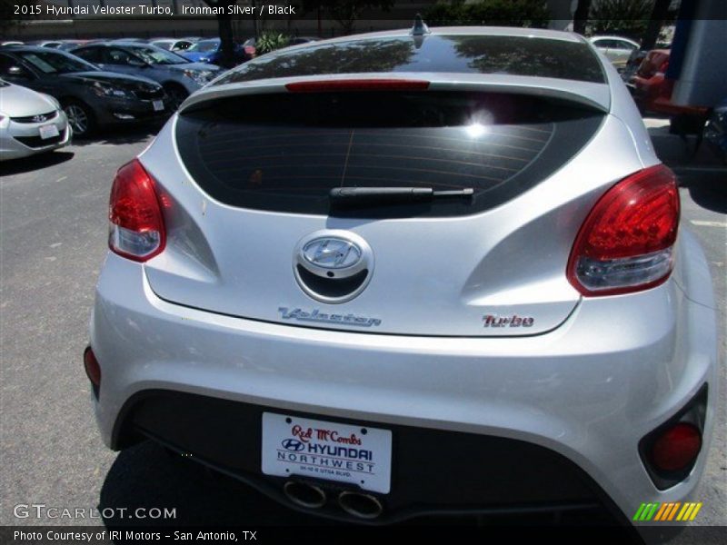Ironman Silver / Black 2015 Hyundai Veloster Turbo