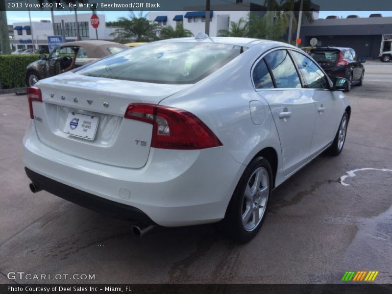 Ice White / Beechwood/Off Black 2013 Volvo S60 T5