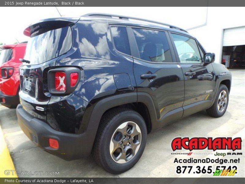 Black / Black 2015 Jeep Renegade Latitude