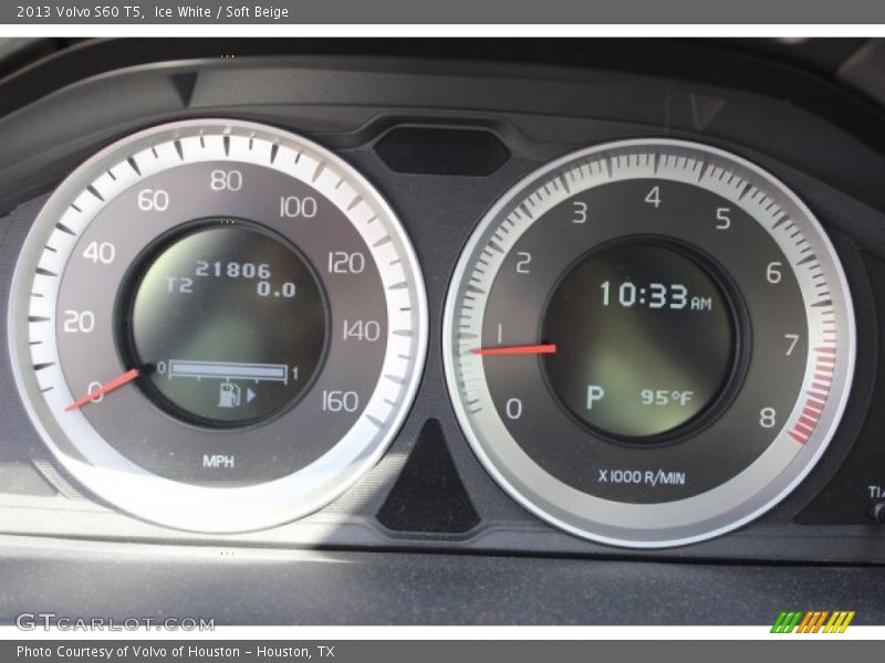 Ice White / Soft Beige 2013 Volvo S60 T5