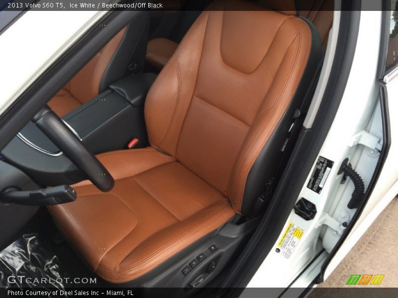 Ice White / Beechwood/Off Black 2013 Volvo S60 T5