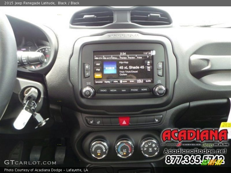 Black / Black 2015 Jeep Renegade Latitude