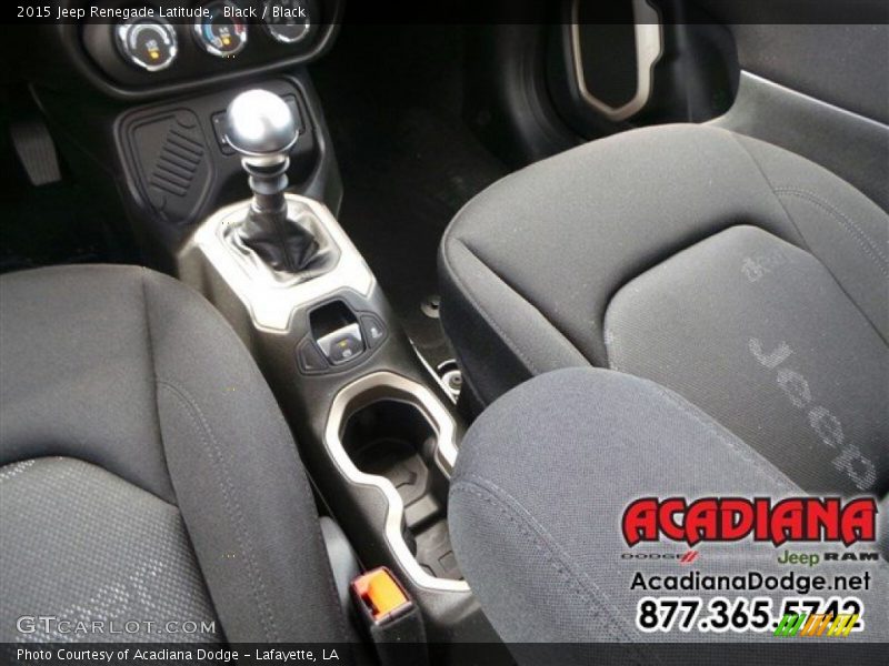 Black / Black 2015 Jeep Renegade Latitude