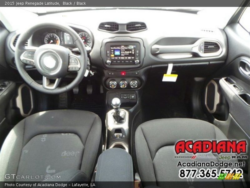 Black / Black 2015 Jeep Renegade Latitude
