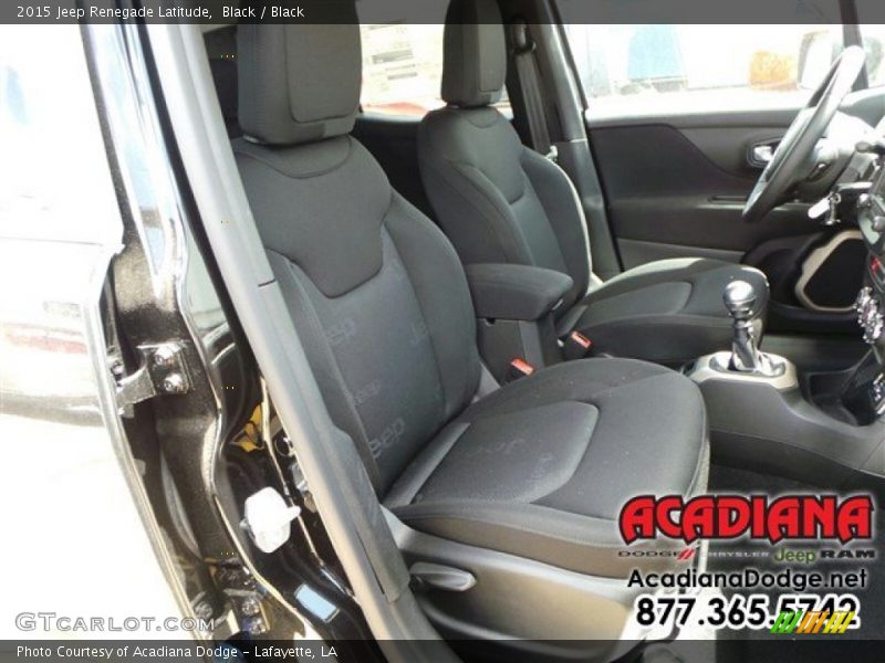Black / Black 2015 Jeep Renegade Latitude