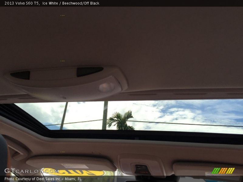 Ice White / Beechwood/Off Black 2013 Volvo S60 T5