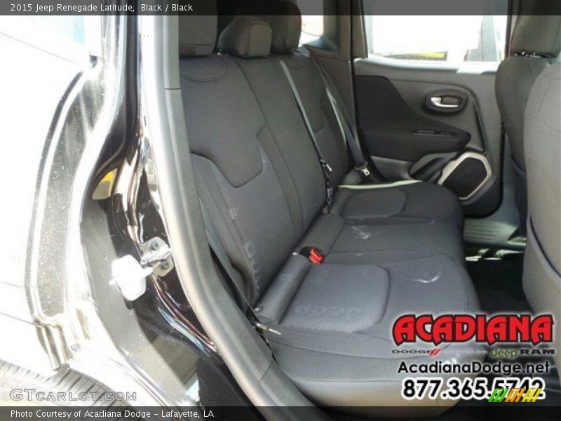 Black / Black 2015 Jeep Renegade Latitude