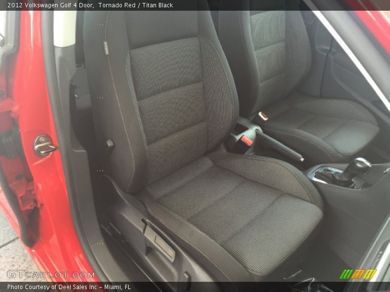 Tornado Red / Titan Black 2012 Volkswagen Golf 4 Door