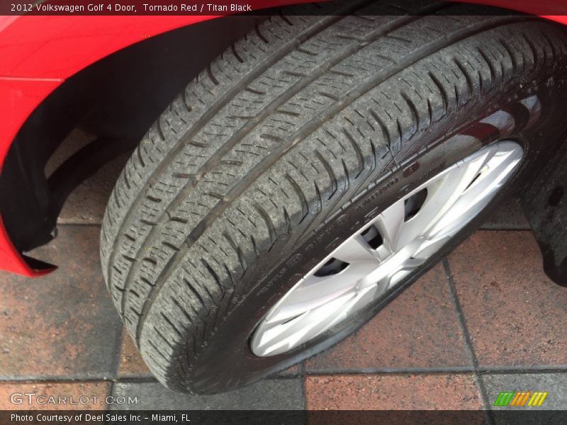 Tornado Red / Titan Black 2012 Volkswagen Golf 4 Door