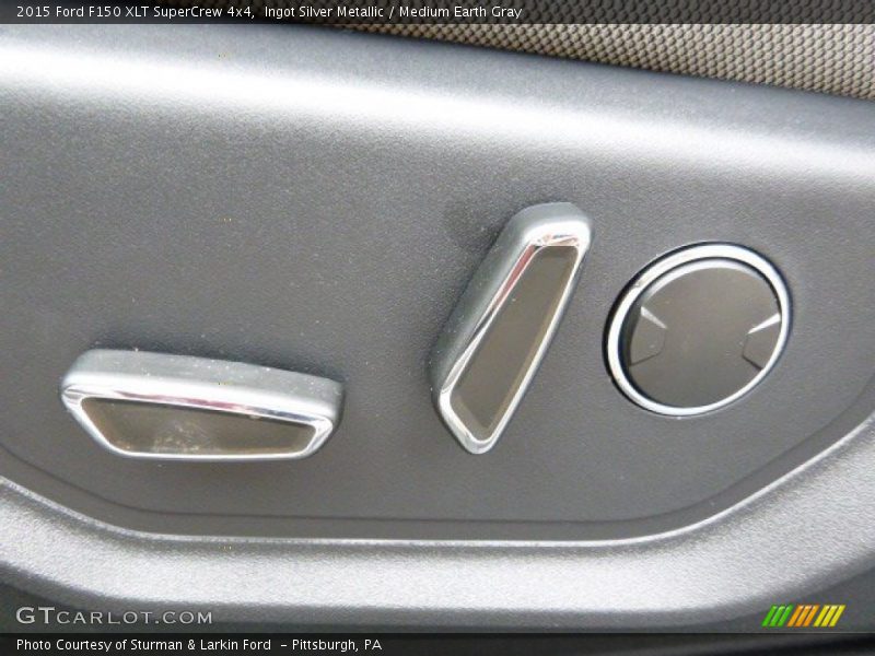 Ingot Silver Metallic / Medium Earth Gray 2015 Ford F150 XLT SuperCrew 4x4