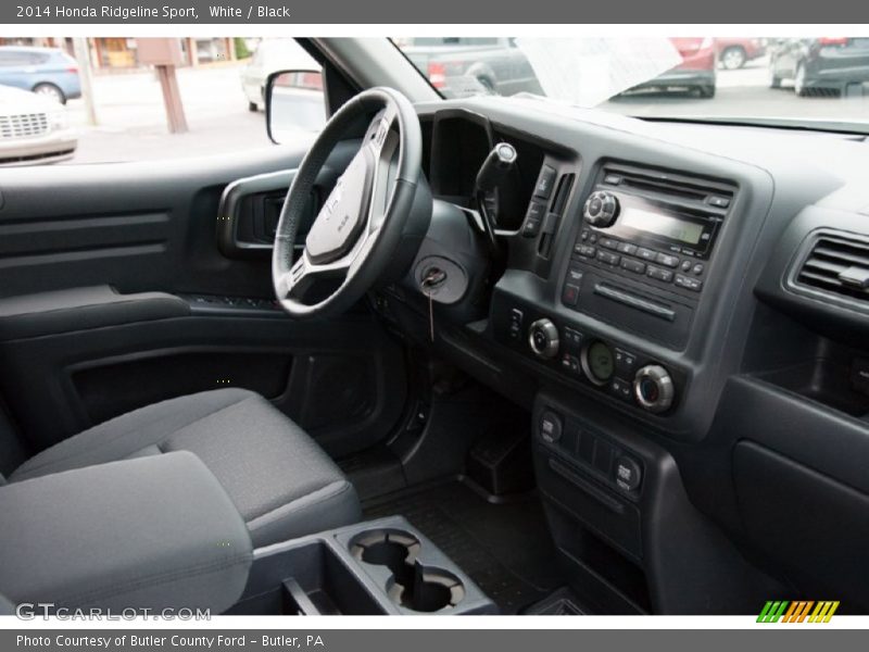White / Black 2014 Honda Ridgeline Sport