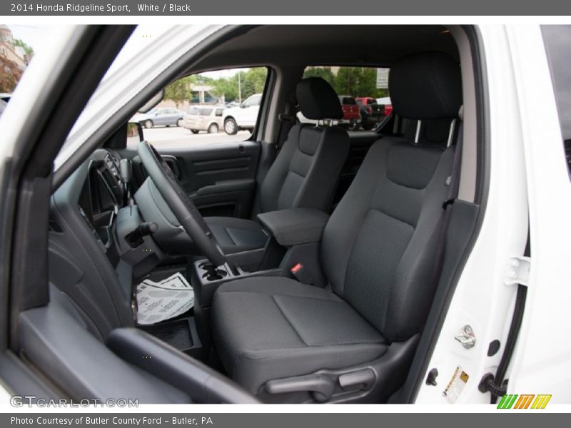 White / Black 2014 Honda Ridgeline Sport