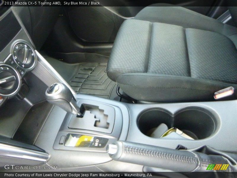 Sky Blue Mica / Black 2013 Mazda CX-5 Touring AWD