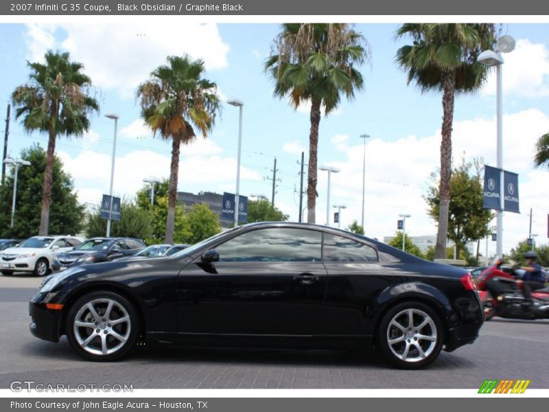 Black Obsidian / Graphite Black 2007 Infiniti G 35 Coupe