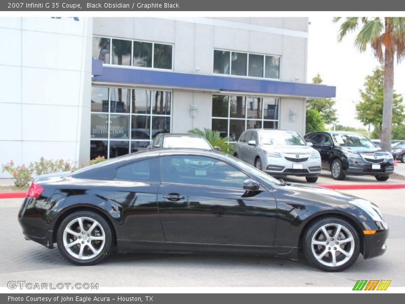 Black Obsidian / Graphite Black 2007 Infiniti G 35 Coupe