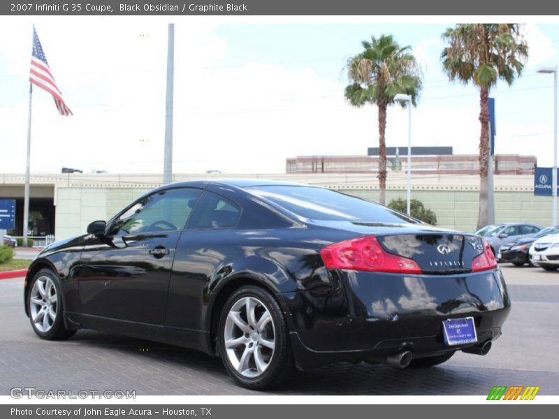 Black Obsidian / Graphite Black 2007 Infiniti G 35 Coupe