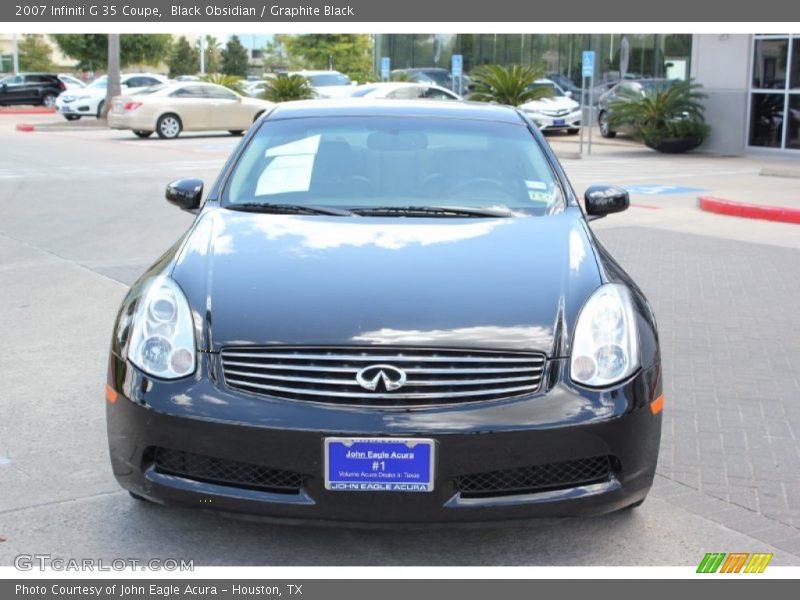 Black Obsidian / Graphite Black 2007 Infiniti G 35 Coupe
