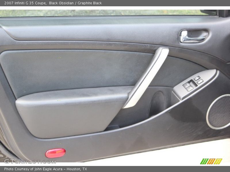 Black Obsidian / Graphite Black 2007 Infiniti G 35 Coupe