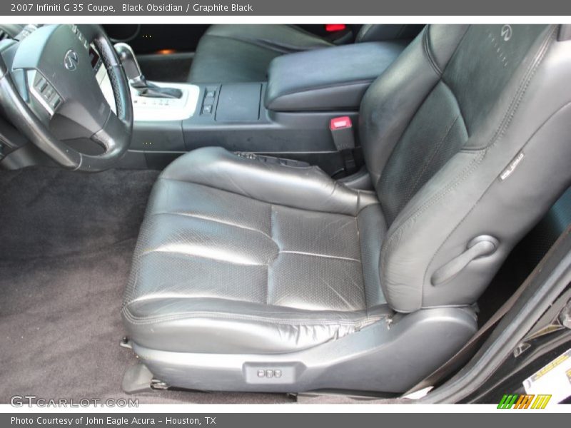 Black Obsidian / Graphite Black 2007 Infiniti G 35 Coupe