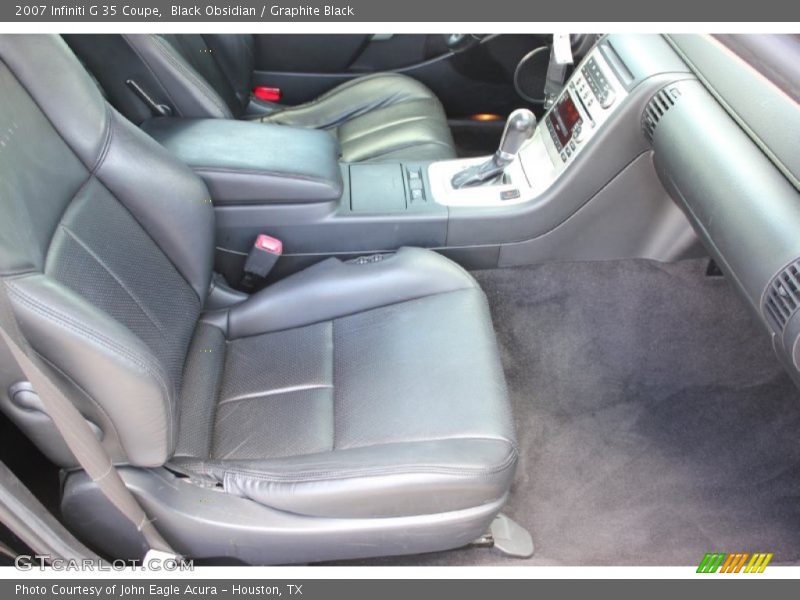 Black Obsidian / Graphite Black 2007 Infiniti G 35 Coupe
