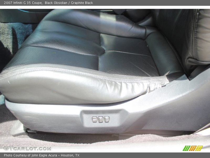 Black Obsidian / Graphite Black 2007 Infiniti G 35 Coupe